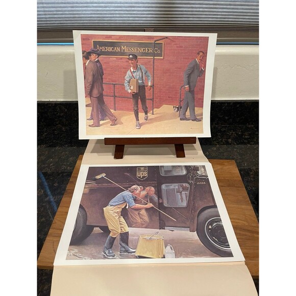 UPS 75th anniversary commemorative prints - set of 4 - Picture 3 of 8